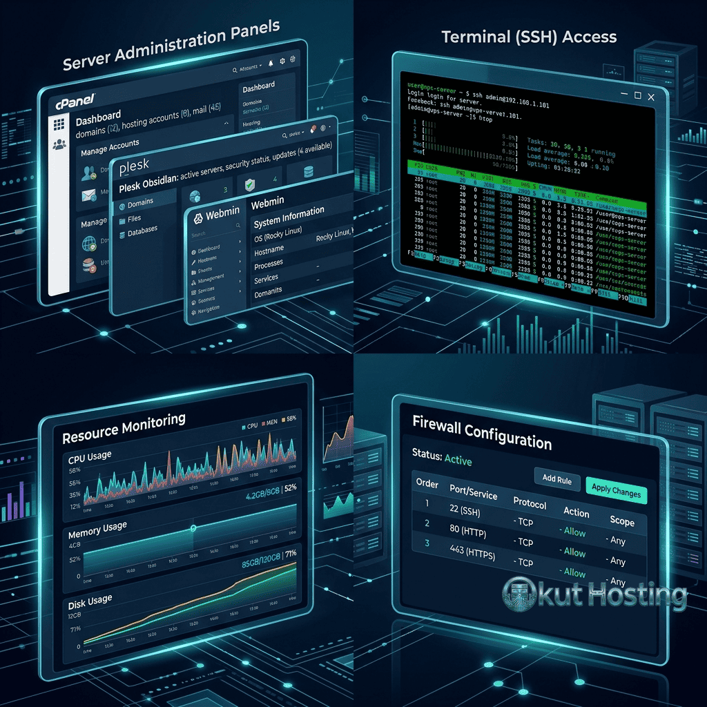 VPS Management Tools - Server Administration Software Options - Featured Image